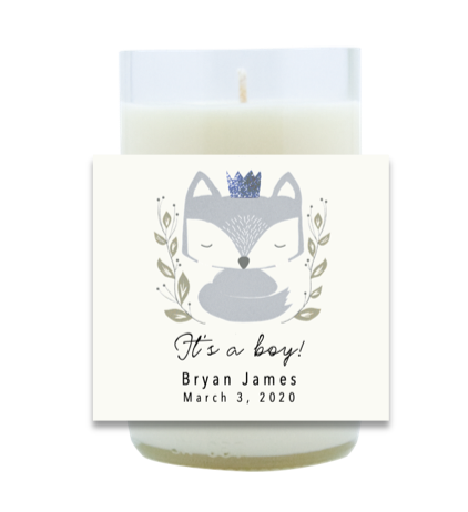 Foxy Baby Hand Poured Soy Candle | Furbish & Fire Candle Co.