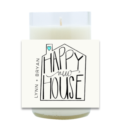 Happy New House Hand Poured Soy Candle | Furbish & Fire Candle Co.