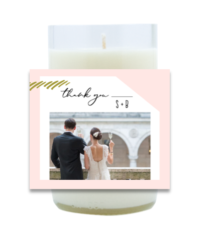 Thank You Hand Poured Soy Candle | Furbish & Fire Candle Co.