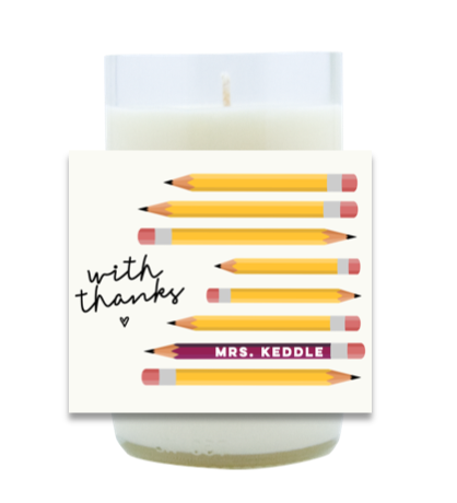 Pencils Hand Poured Soy Candle | Furbish & Fire Candle Co.