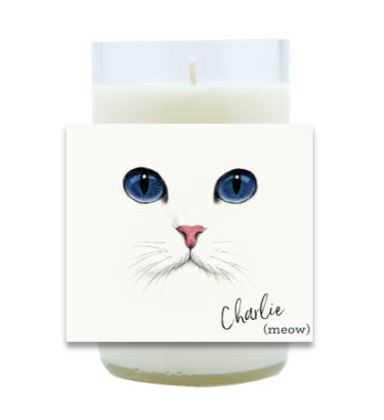 Cat Face Hand Poured Soy Candle | Furbish & Fire Candle Co.