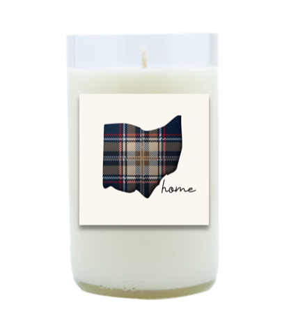 Plaid Home Hand Poured Soy Candle | Furbish & Fire Candle Co.