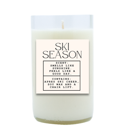 Ski Season Hand Poured Soy Candle | Furbish & Fire Candle Co.