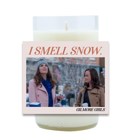 I Smell Snow Hand Poured Soy Candle | Furbish & Fire Candle Co.