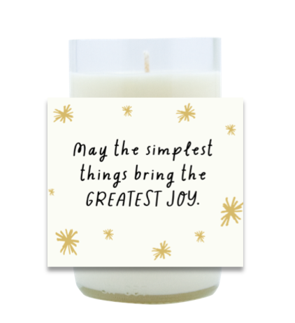 Simplest Things Hand Poured Soy Candle | Furbish & Fire Candle Co.