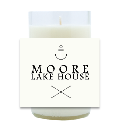 Personalized Lake House Hand Poured Soy Candle | Furbish & Fire Candle Co.