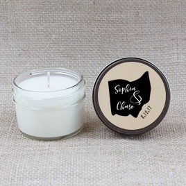 Destination Wedding Hand Poured Soy Candle | Furbish & Fire Candle Co.