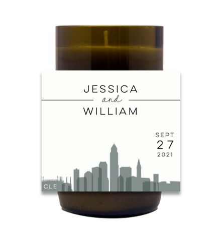 Wedding Skyline Hand Poured Soy Candle | Furbish & Fire Candle Co.