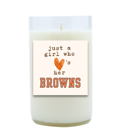 Loves Her Browns Hand Poured Soy Candle | Furbish & Fire Candle Co.