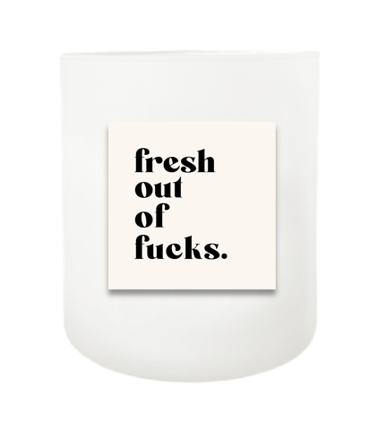 Fresh Out of Hand Poured Soy Candle | Furbish & Fire Candle Co.