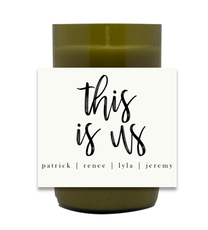 This is us Hand Poured Soy Candle | Furbish & Fire Candle Co.
