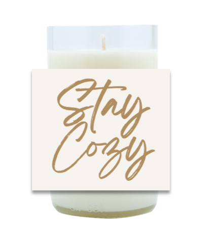 Stay Cozy Hand Poured Soy Candle | Furbish & Fire Candle Co.