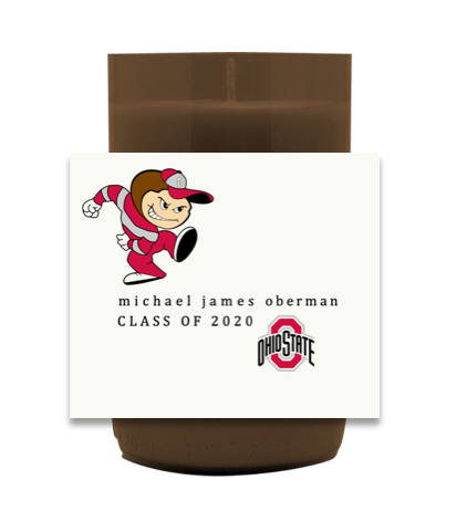 Ohio State Grad Hand Poured Soy Candle | Furbish & Fire Candle Co.