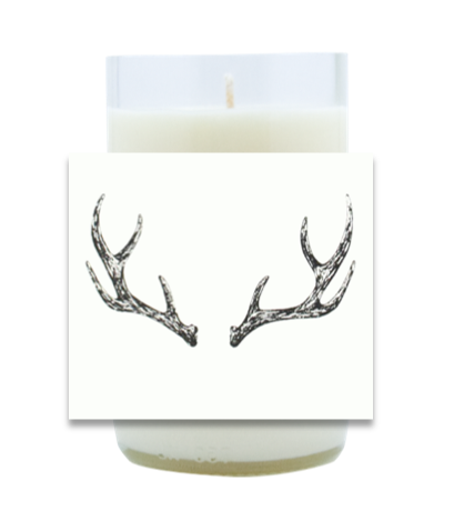 Antlers Hand Poured Soy Candle | Furbish & Fire Candle Co.