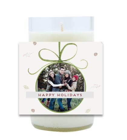 Photo Ornament Hand Poured Soy Candle | Furbish & Fire Candle Co.