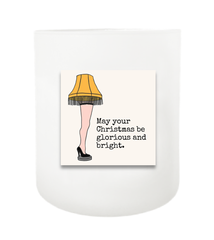 Leg Lamp Hand Poured Soy Candle | Furbish & Fire Candle Co.